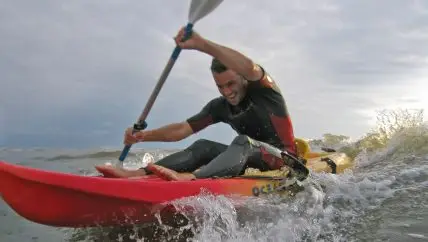 Kajakken op Zee