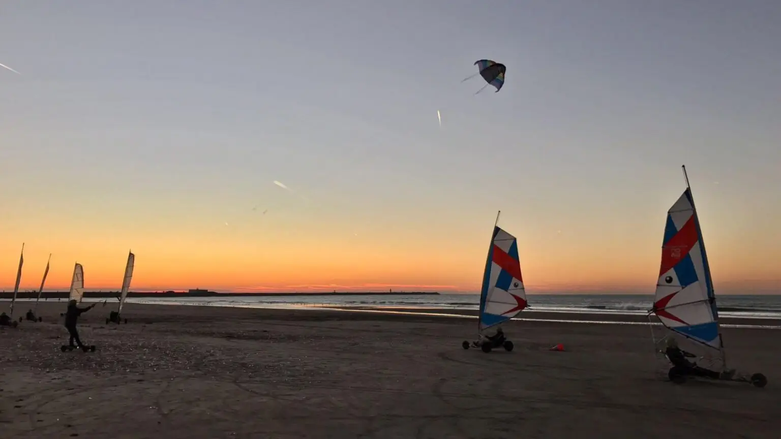 blokart outstanding zonsondergang